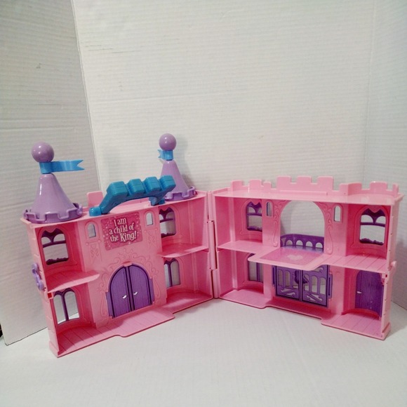 VeggieTales Princess Castle Pink Incomplete As Is - Picture 12 of 13